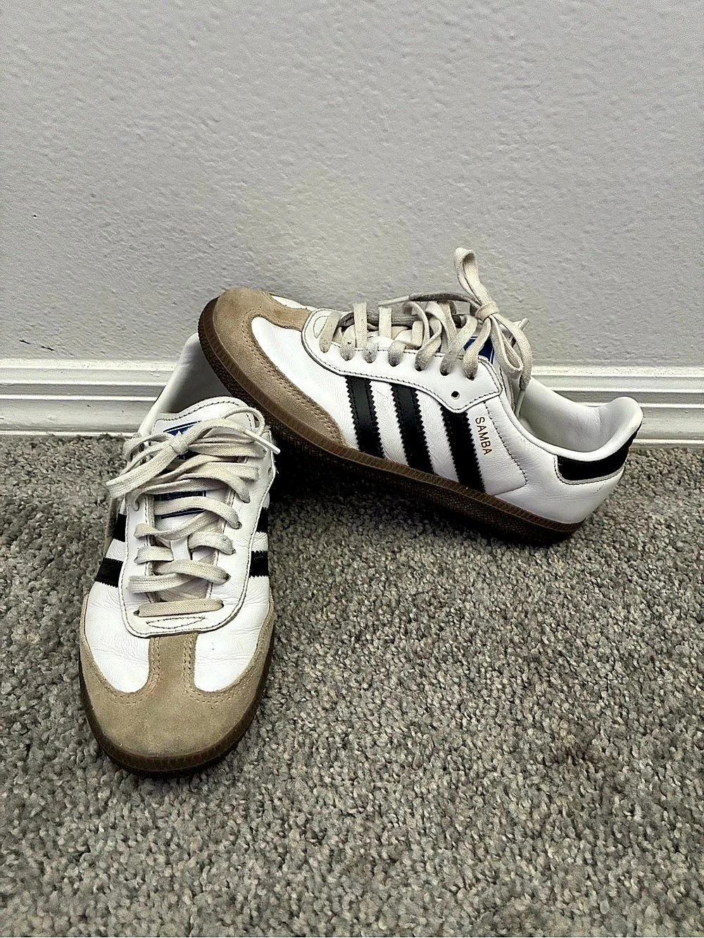 adidas Samba OG kids Sneakers White & Black US 3.5
